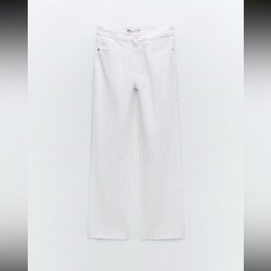 Zara High Rise Straight Leg Jeans